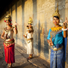 Cambodian women dancing