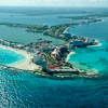 Aerial view of Cancun city, Mexico