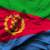 Eritrea 3D wrinkled flag illustration. Usable for background and texture