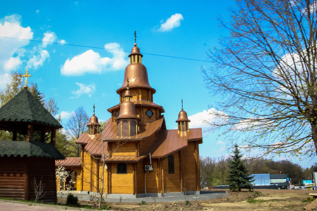 old wooden church in Western Ukraine