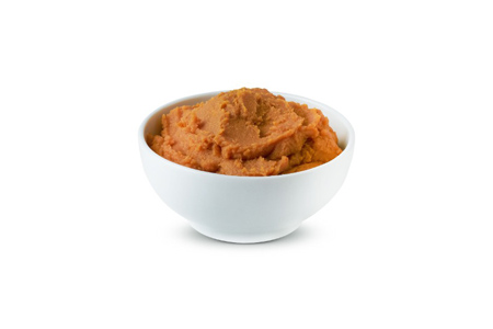 miso paste shiro miso in a bowl isolated on white