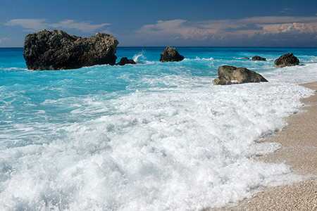 Kalamitsi Beach Ionian Sea Lefkada island Greece