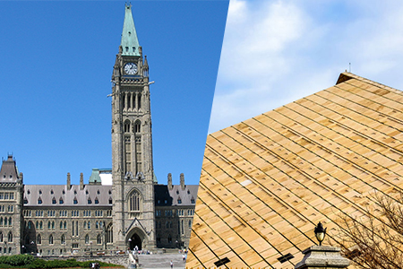 parliament buildings of Canada and Iran