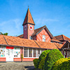 Nuwara Eliya Pink Post Office in sri lanka