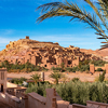 View of the Ait ben Haddou near Ouarzazate on the edge of the sahara desert in Morocco
