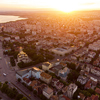 aerial view of the beautiful city: Odesa, Ukraine