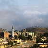 Aerial view to Asmara, the capital of Eritrea