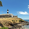 lighthouse, shore, State of Bahia, Brazi