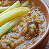 Gheimeh - Persian and Mesopotamian stew of which the main ingredients are meat, tomatoes, split peas