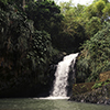 Beautiful waterfall in Caribbean islands St. George's, Grenada