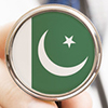 National flag on stethoscope conceptual series - Pakistan