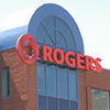 office building with Rogers sign