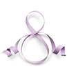 womens day text - ribbon in shape of 8
