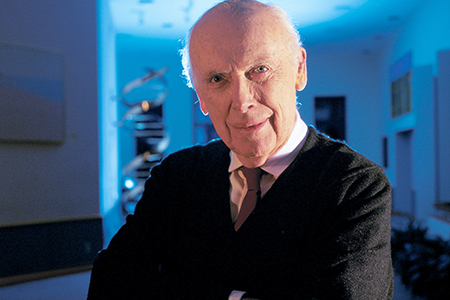 Nobel laureate Dr. James D. Watson, Chancellor, Cold Spring Harbor Laboratory