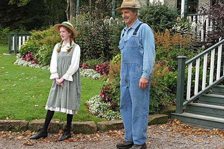 Actors at the Anne of Green Gables museum in Cavendish, Prince Edward Island
