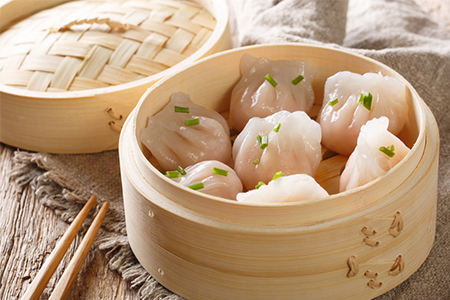 Steamed chinese dumplings