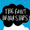 The front cover of the first edition of The Fault in Our Stars by John Green.