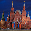State Historical Museum on red square in Moscow, Russia