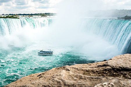 Boat at Niagara Falls