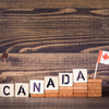 Immigration concept - Wooden letters 