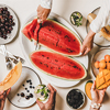 Summer tropical fruit party table