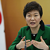 Park delivering the keynote speech during an economic policy meeting on December 27 at the Sejong Go
