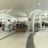 plaza shopping mall in building in structure
