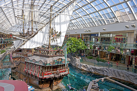 Pirate ship in the West Edmonton Mall