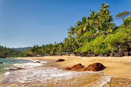 Cola Beach in South Goa, India