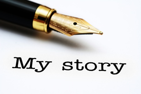 my story written with fountain pen