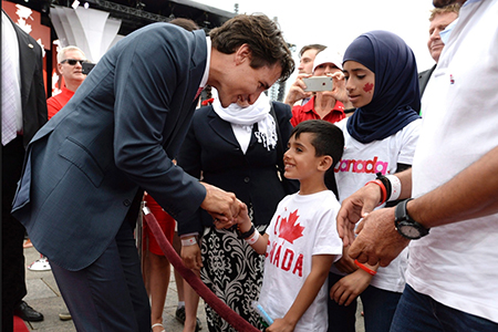 PM Trudeau meeting Muslim Canadians in Mississauga, ON