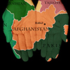 Map Painted On Hands Showing The Concept Of Having Afghanistan In Our Hands