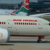 Air India Boeing Delhi Airport.