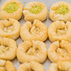 Baklava is a Middle-Eastern dessert. It is a rich, sweet pastry made of layers of filo filled with c