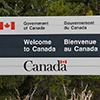 Welcome to Canada sign