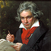 painting of Beethoven by Joseph Karl Stieler