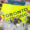 Toronto Strong sign at vigil following van attack