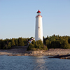 Cove Island Lighthouse - located in Fathom Five National Marine Park - Bruce Peninsula Ontario