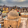 View of Cairo from roof of Amir al-Maridani mosque - Egypt