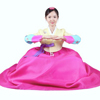 Woman in Korean Traditional Dress