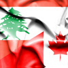 canada and Lebanon flag