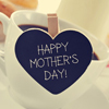 Mug of coffee and Happy Mothers day message