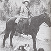 Emily Carr on a horse