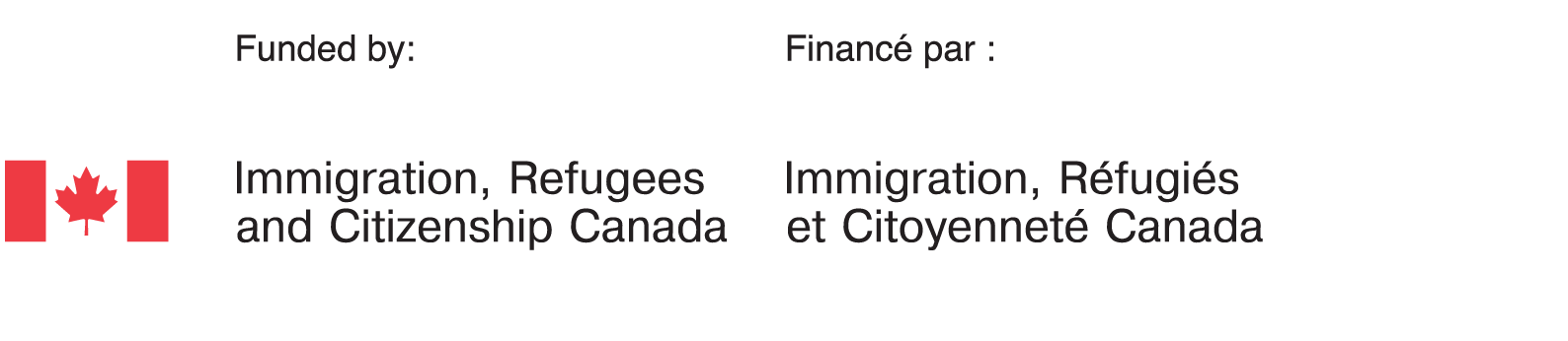 Logo of Immigration, Refugees and Citizenship Canada